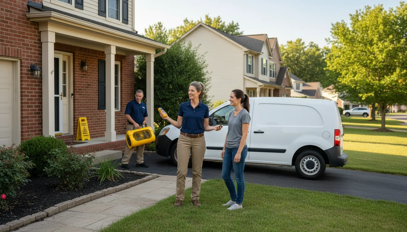 Residential water damage restoration in Sheldon, SC